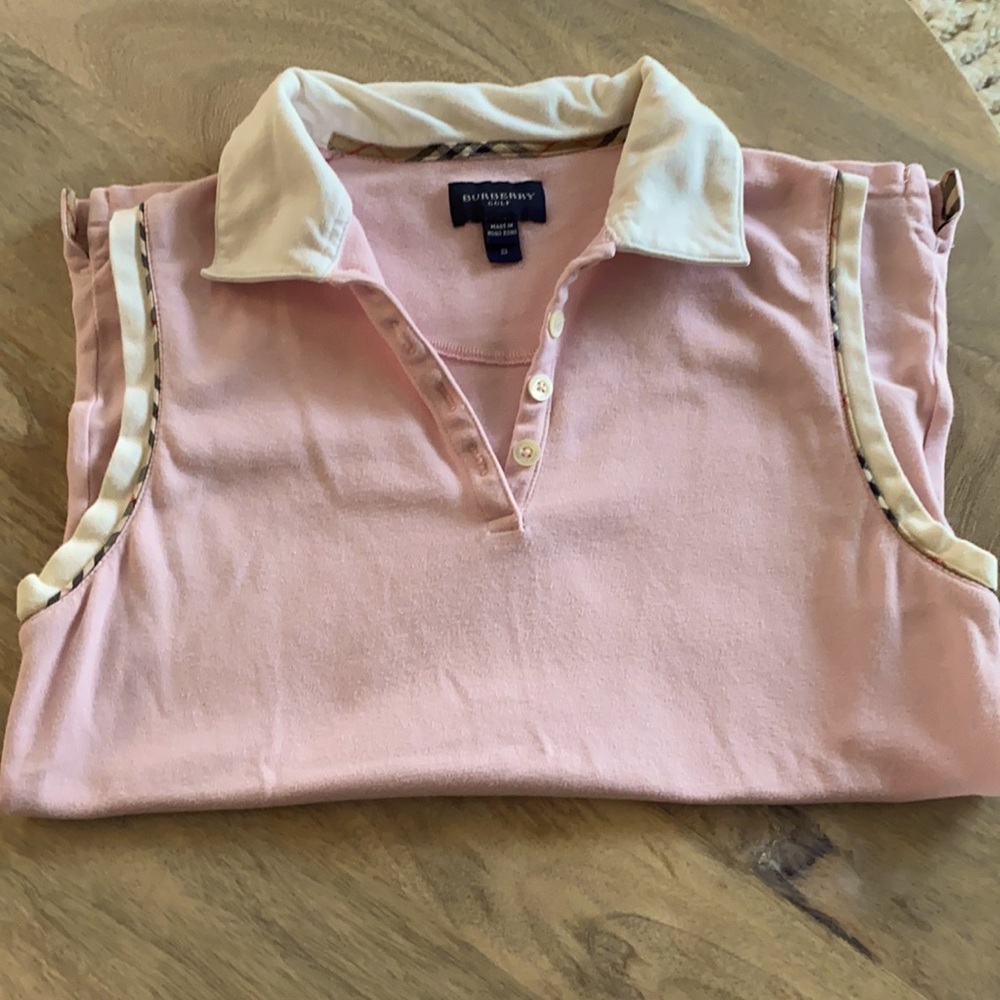 Burberry golf/sleeveless polo shirt